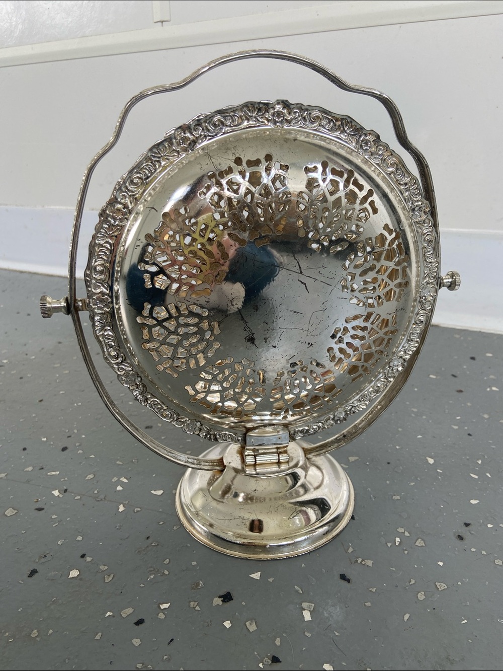 Three-Tier Silver Plated Serving Stand - Picture 8 of 9
